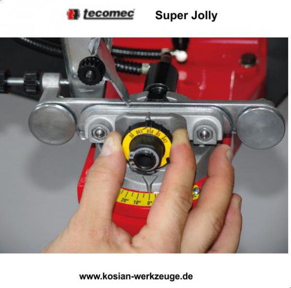 Tecomec Super Jolly Kettenschärfgerät mit hydraulischer Spannung