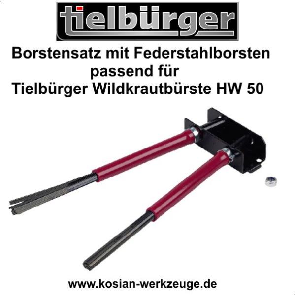 Borstensatz für Tielbürger Wildkrautbürste HW 50