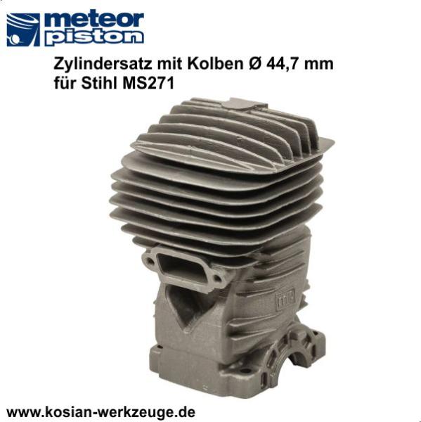 Meteor Zylindersatz mit Kolben für Stihl MS 271