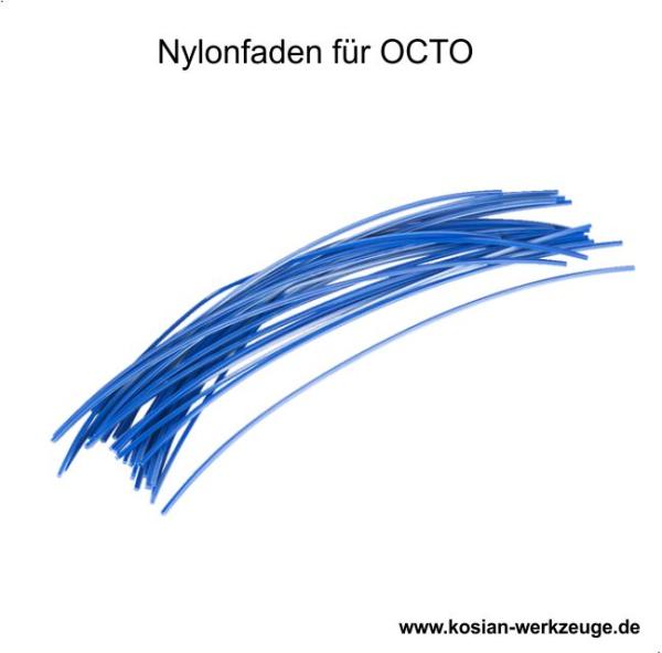 Nylonfaden 4-Kant 3,3 mm 380 mm für Octo Packung 30 Stück