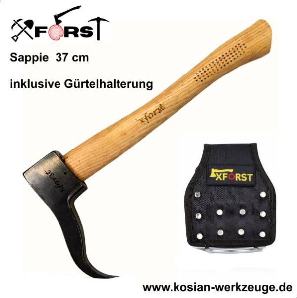 Xforst Handsappie 37 cm inklusive Gürtelhalterung
